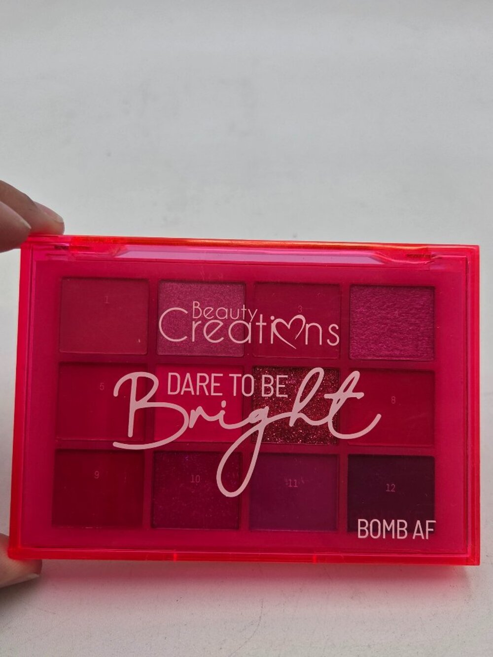 Beauty Creations Dare to Be Bright BOMB AF 12-Color Eyeshadow Palette Makeup